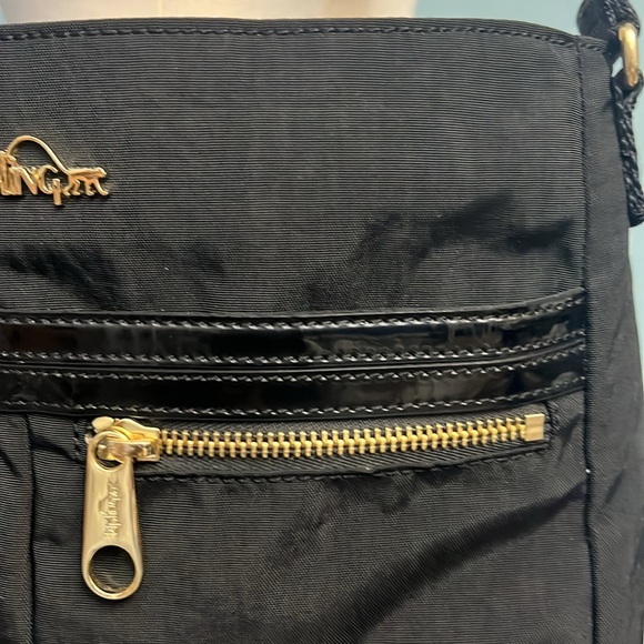 Kipling, black nylon shoulder bag cross body - Picture 2 of 15